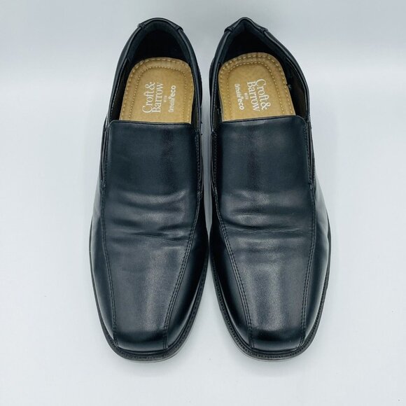 Croft & Barrow Mens Size 8.5 M Black Ortholite Slip On Loafer Casual Dress Shoe - Picture 5 of 11
